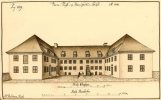 Tukt og manufakturhuset i Bergen etter J.J. Reichborns teikning i 1768